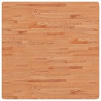 Piano per Tavolo 90x90x1,5 cm Quadrato Legno Massello di Faggio 355971