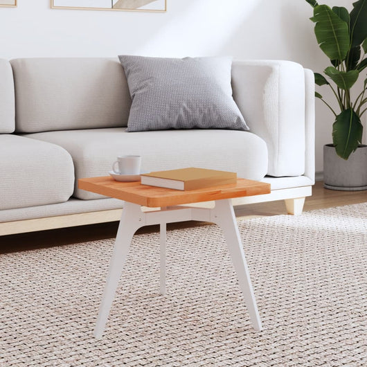 Piano per Tavolo 40x40x2,5 cm Quadrato Legno Massello di Faggio 355972