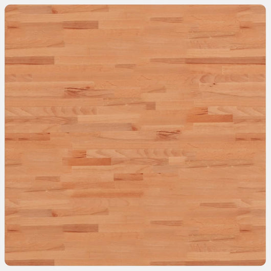 Piano per Tavolo 90x90x2,5 cm Quadrato Legno Massello di Faggiocod mxl 131308