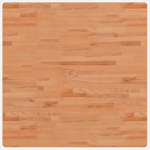 Piano per Tavolo 90x90x4 cm Quadrato Legno Massello di Faggio