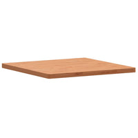 Piano per Tavolo 90x90x4 cm Quadrato Legno Massello di Faggio 355983