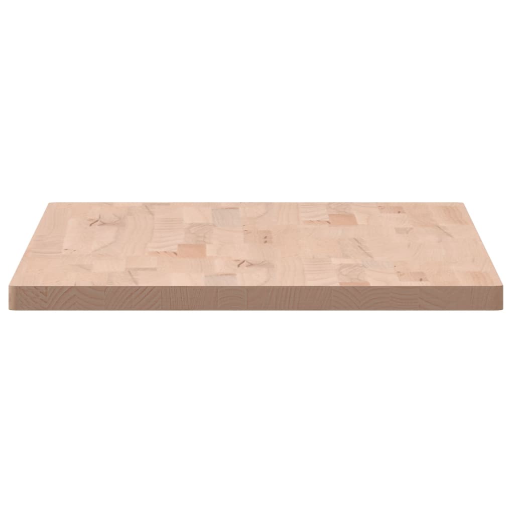 Piano Bagno 100x50x2,5 cm in Legno Massello di Faggio 355989