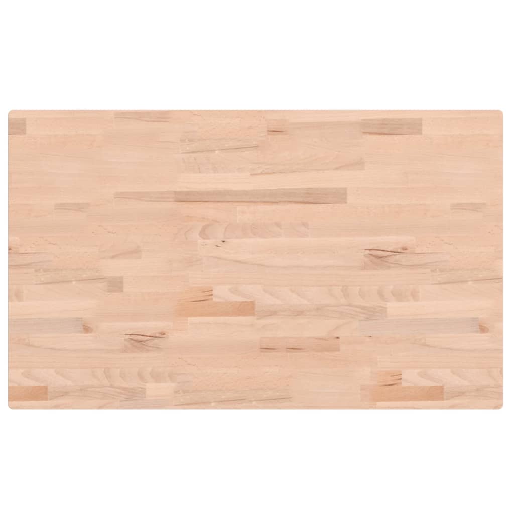Piano Bagno 100x60x2,5 cm in Legno Massello di Faggiocod mxl 107797