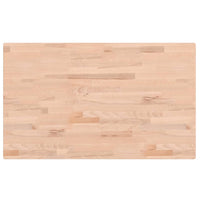 Piano Bagno 100x60x2,5 cm in Legno Massello di Faggiocod mxl 107797