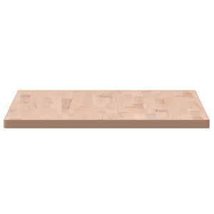 Piano Bagno 100x60x2,5 cm in Legno Massello di Faggio 355991