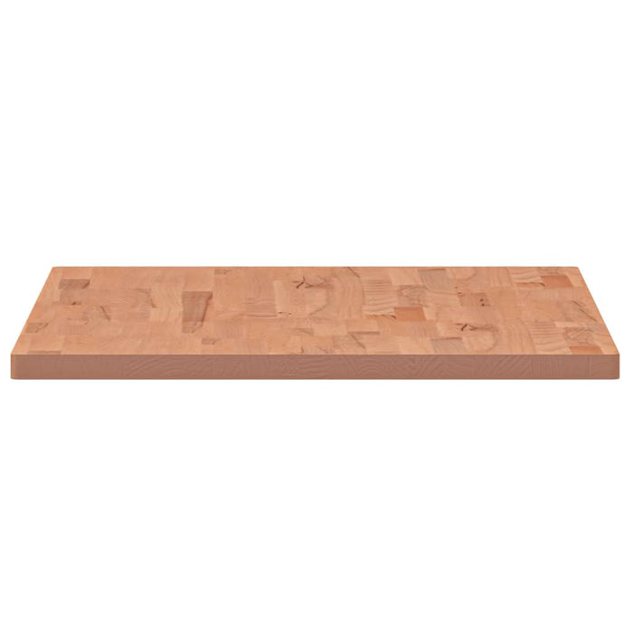 Piano Bagno 100x60x2,5 cm in Legno Massello di Faggio 356004