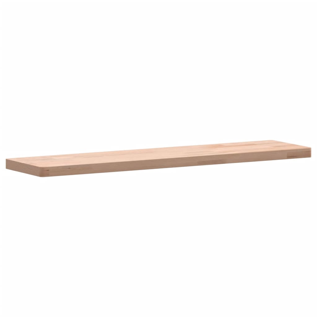 Mensola a Parete 80x20x2,5 cm in Legno Massello di Faggio 356015
