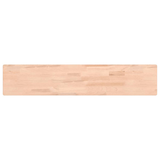 Mensola a Parete 100x20x4 cm in Legno Massello di Faggio 356020