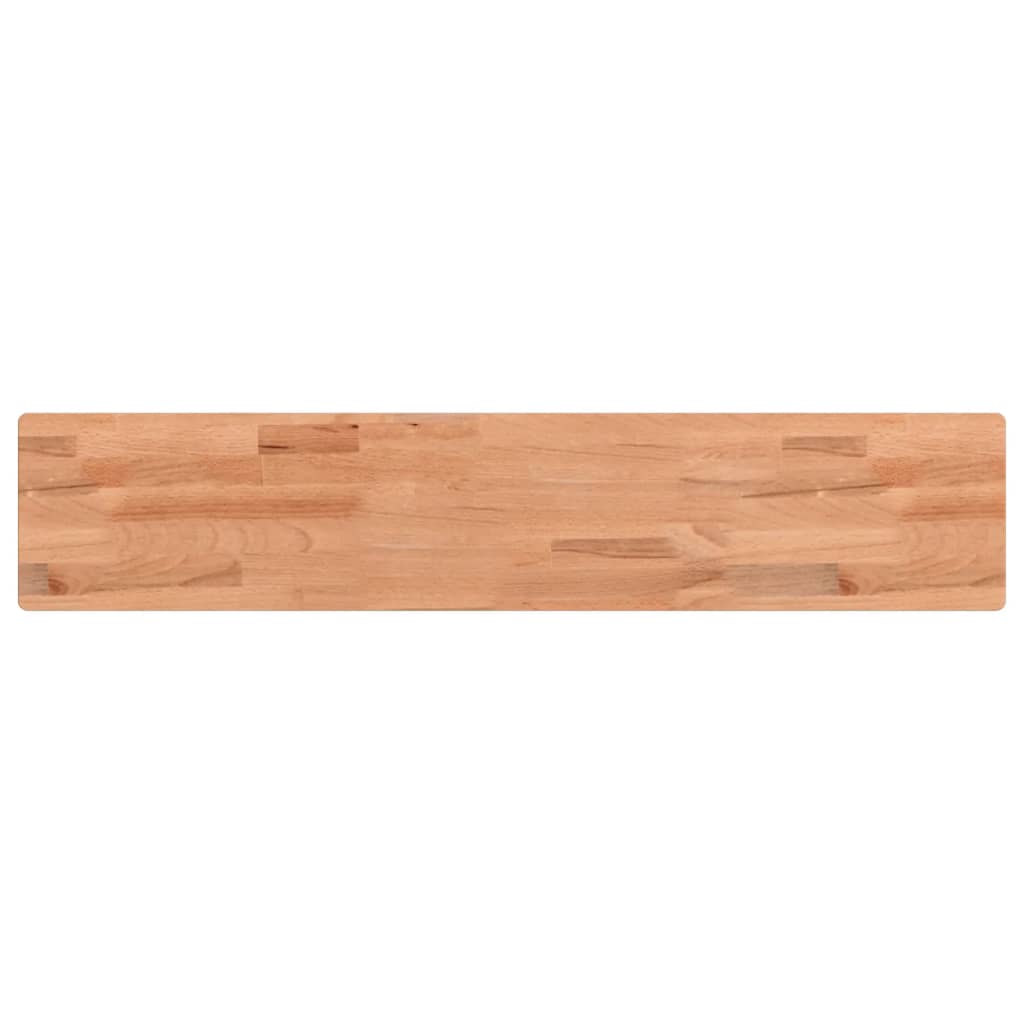 Mensola a Parete 100x20x2,5 cm in Legno Massello di Faggio 356028