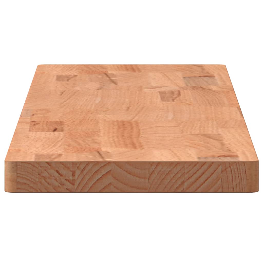 Mensola a Parete 100x20x2,5 cm in Legno Massello di Faggio 356028