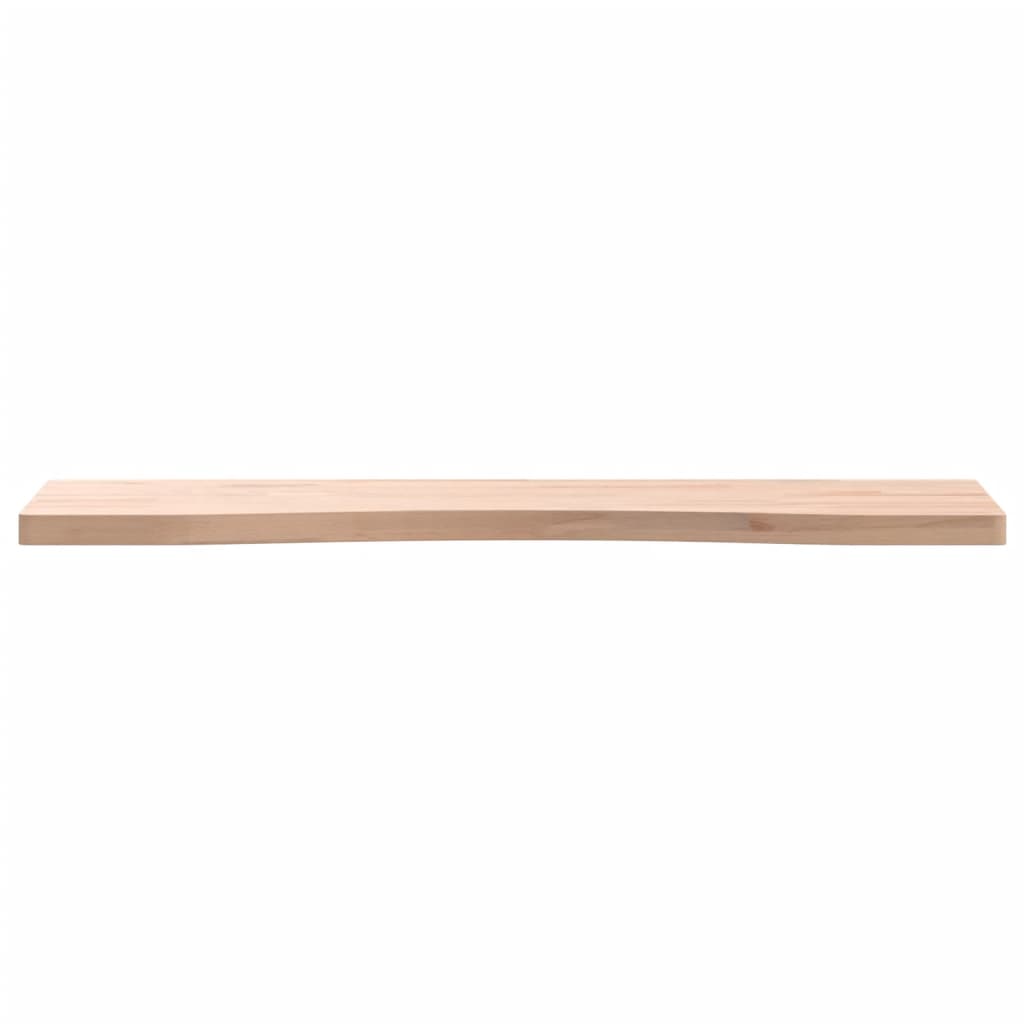 Piano per Scrivania 80x(36-40)x2,5 cm Legno Massello di Faggio 356038