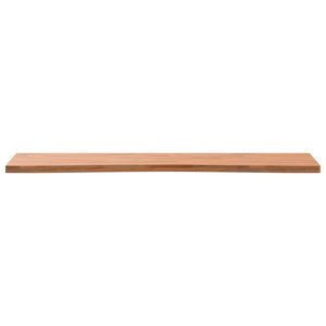 Piano per Scrivania 110x(55-60)x2,5 cm Legno Massello di Faggio 356057