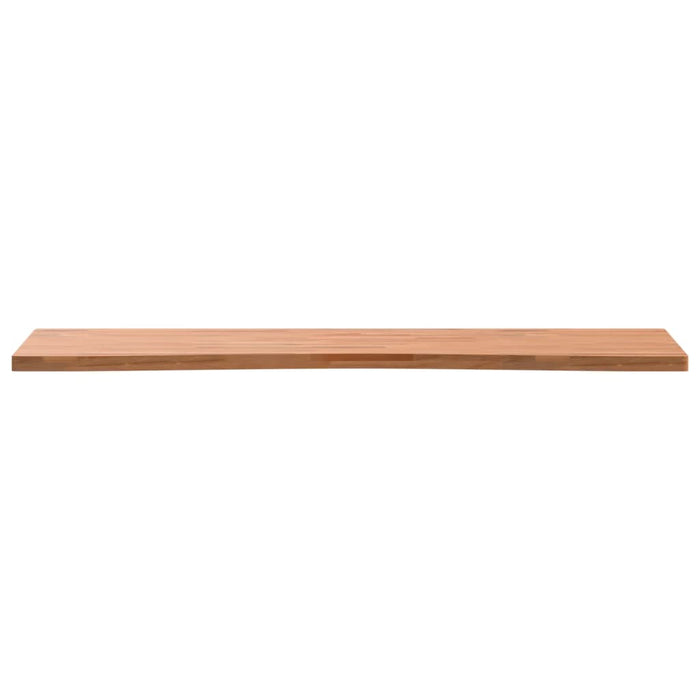 Piano per Scrivania 110x(55-60)x2,5 cm Legno Massello di Faggio 356057