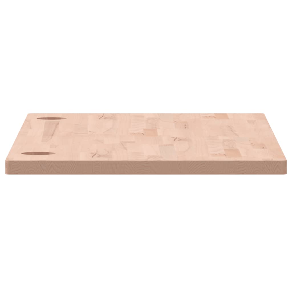 Piano Scrivania 100x50x2,5 cm in Legno Massello di Faggio 356069