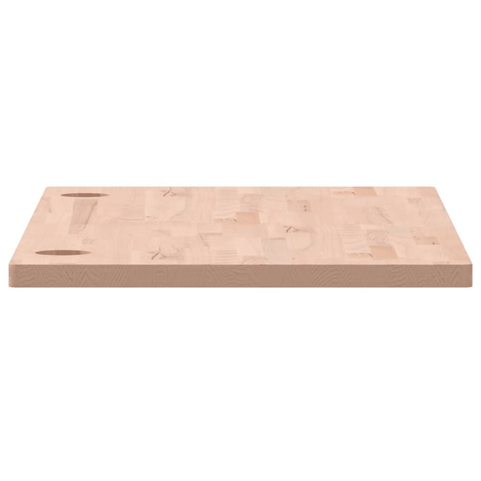 Piano Scrivania 100x50x2,5 cm in Legno Massello di Faggio 356069