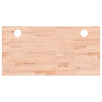 Piano Scrivania 110x55x4 cm in Legno Massello di Faggiocod mxl 83871