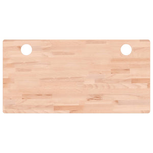 Piano Scrivania 110x55x4 cm in Legno Massello di Faggiocod mxl 83871