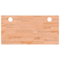 Piano per Scrivania 110x55x1,5 cm in Legno Massello di Faggio 356080