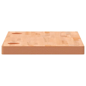 Piano Scrivania 100x50x4 cm in Legno Massello di Faggio 356089