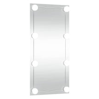 Specchio da Parete con Luci LED 30x60 cm Vetro Rettangolare