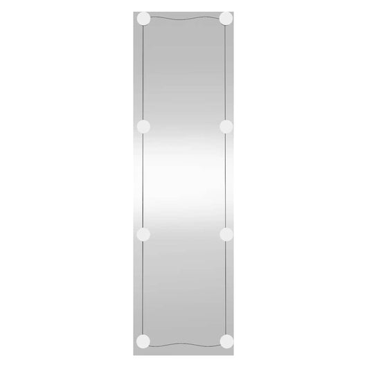 Specchio da Parete con Luci LED 30x100 cm Vetro Rettangolarecod mxl 114597