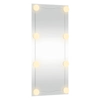 Specchio da Parete con Luci LED 40x80 cm Vetro Rettangolare 3189153