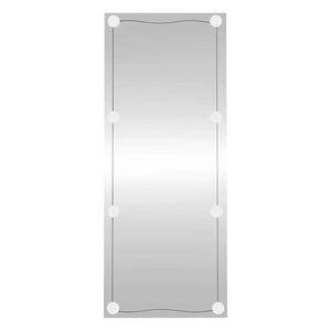 Specchio da Parete con Luci LED-Specchio a Muro-Specchio Decorativo 40x100 cm Vetro Rettangolare