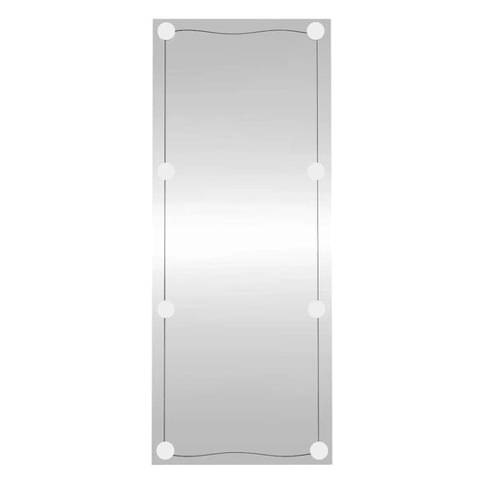 Specchio da Parete con Luci LED-Specchio a Muro-Specchio Decorativo 40x100 cm Vetro Rettangolare