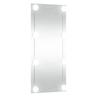 Specchio da Parete con Luci LED 50x100 cm Vetro Rettangolare 3189157