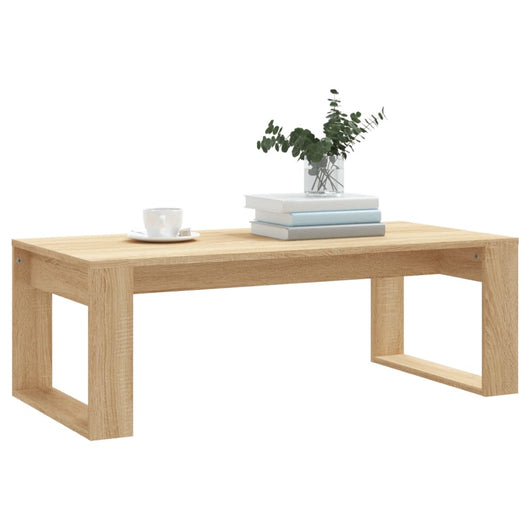 Tavolino da Salotto-Tavolino da soggiorno Rovere Sonoma 102x50x35cm Legno Multistrato