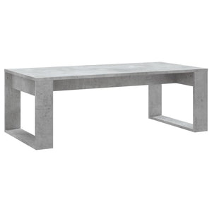 Tavolino Salotto Grigio Cemento 102x50x35 cm Legno Multistrato 823362
