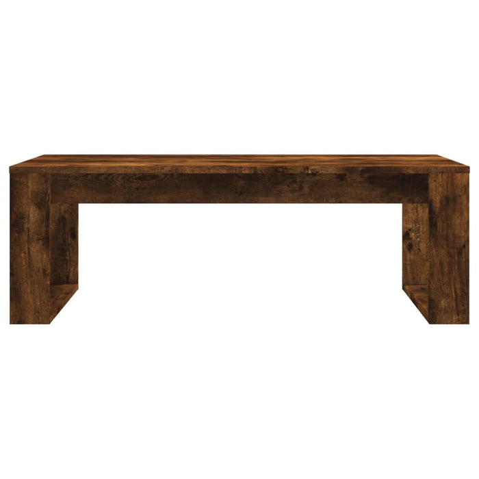 Tavolino da Salotto Rovere Fumo 102x50x35 cm Legno Multistrato 823363
