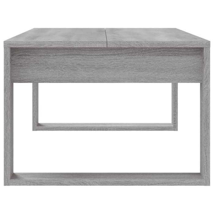 Tavolino da Salotto Grigio Sonoma 102x50x35cm Legno Multistrato