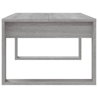 Tavolino da Salotto Grigio Sonoma 102x50x35cm Legno Multistrato 823364