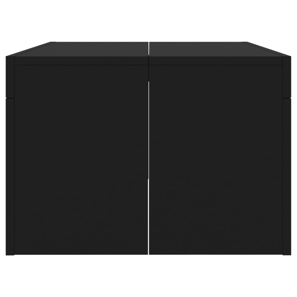 Tavolino da Salotto Nero 102x50x36 cm in Legno Multistrato 823367