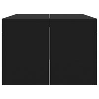 Tavolino da Salotto Nero 102x50x36 cm in Legno Multistrato 823367