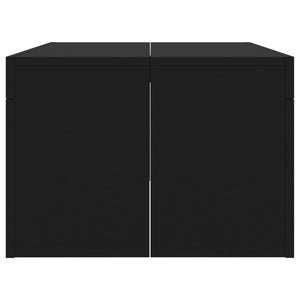 Tavolino da Salotto Nero 102x50x36 cm in Legno Multistrato 823367