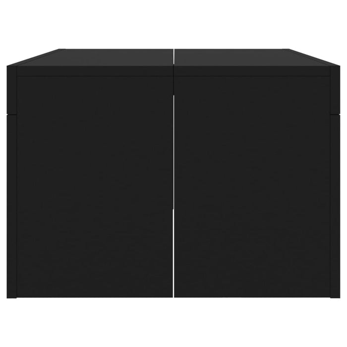 Tavolino da Salotto Nero 102x50x36 cm in Legno Multistrato 823367