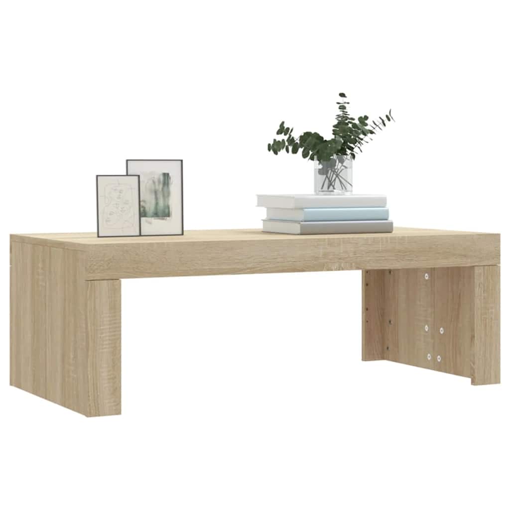 Tavolino da Salotto Rovere Sonoma 102x50x36cm Legno Multistrato 823369