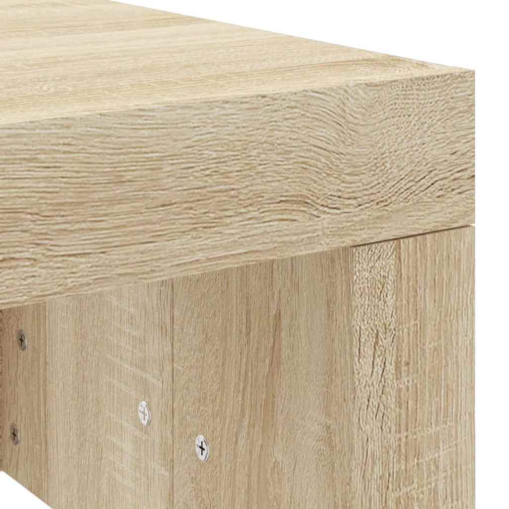 Tavolino da Salotto Rovere Sonoma 102x50x36cm Legno Multistrato 823369