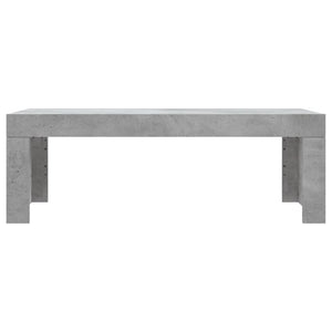 Tavolino Salotto Grigio Cemento 102x50x36 cm Legno Multistrato 823370