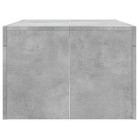 Tavolino Salotto Grigio Cemento 102x50x36 cm Legno Multistrato 823370
