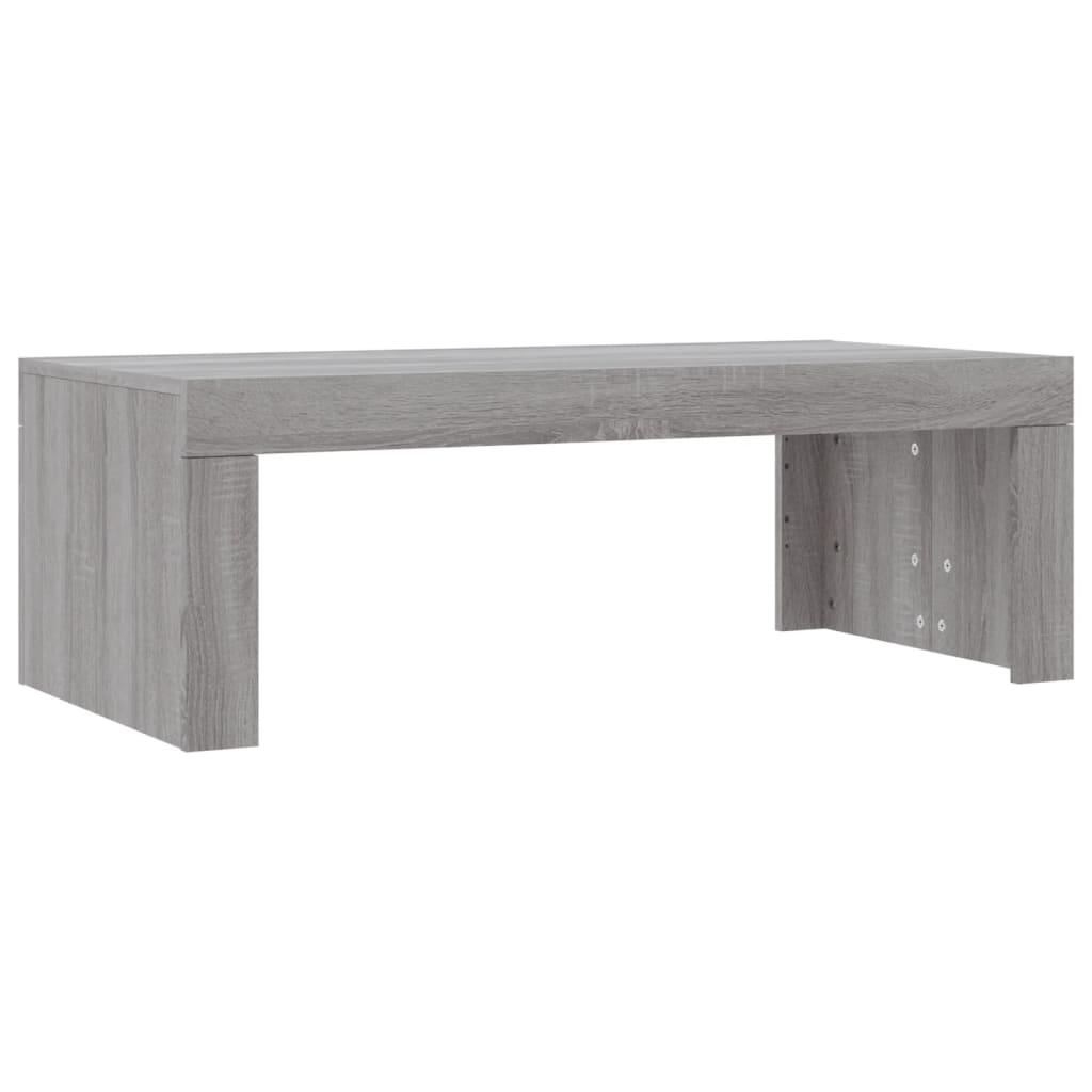 Tavolino da Salotto Grigio Sonoma 102x50x36cm Legno Multistrato 823372