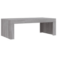 Tavolino da Salotto Grigio Sonoma 102x50x36cm Legno Multistrato 823372