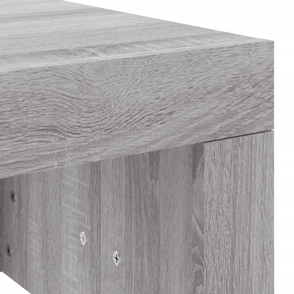 Tavolino da Salotto Grigio Sonoma 102x50x36cm Legno Multistrato 823372