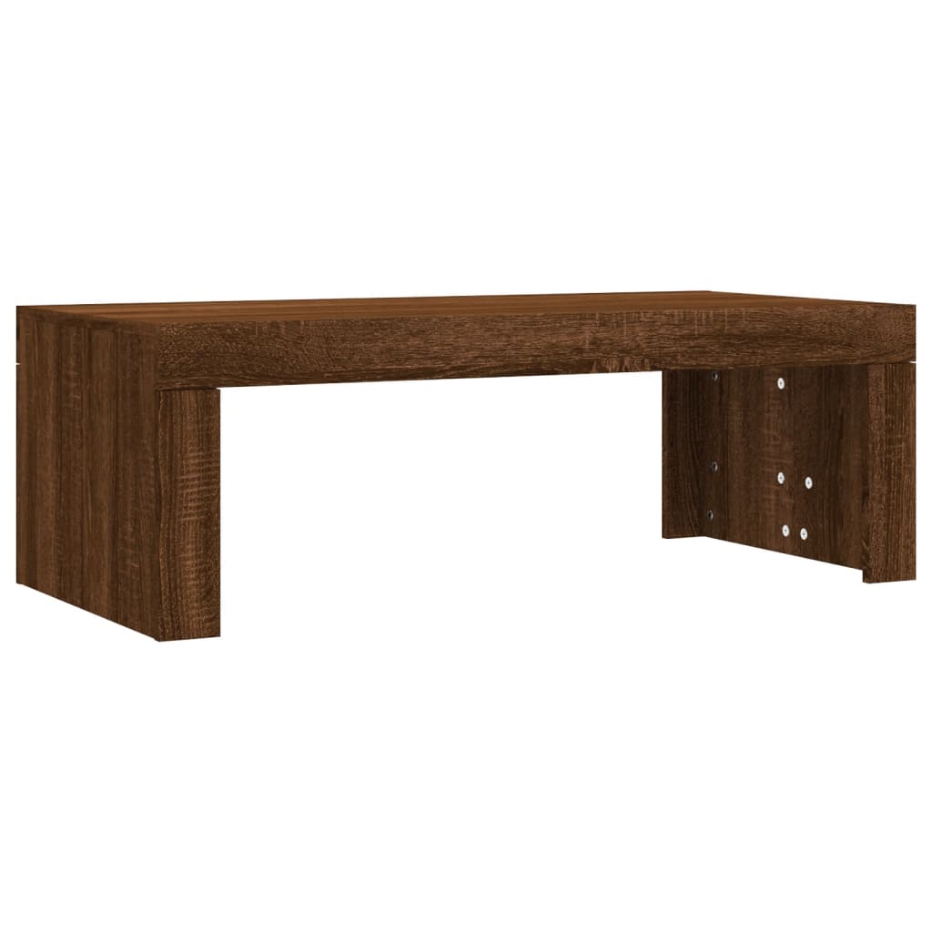 Tavolino Salotto Rovere Marrone 102x50x36 cm Legno Multistratocod mxl 126925