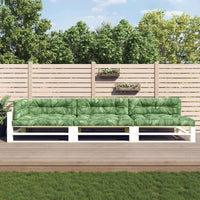 Cuscini per Pallet 7 pz Motivo a Foglie Tessuto 3188922