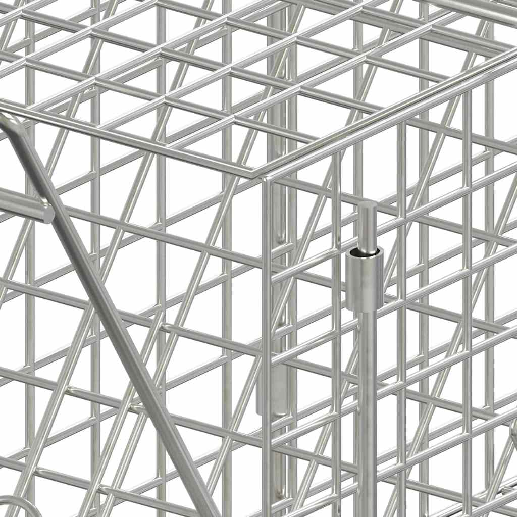 Trappola per animali 64,5x25x26,5 cm in ferro zincato 154933