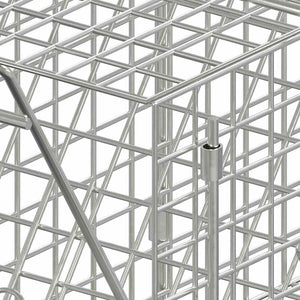 Trappola per animali 64,5x25x26,5 cm in ferro zincato 154933