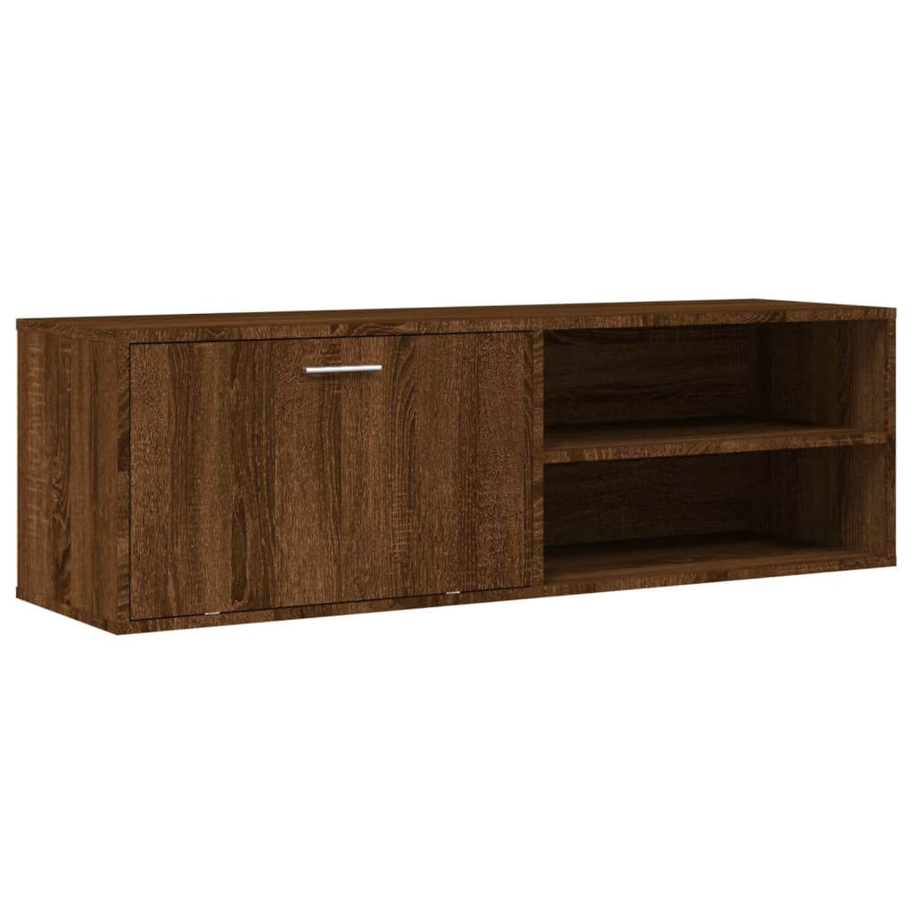 Mobile Porta TV Rovere Marrone 120x34x37 cm Legno Multistrato 833550